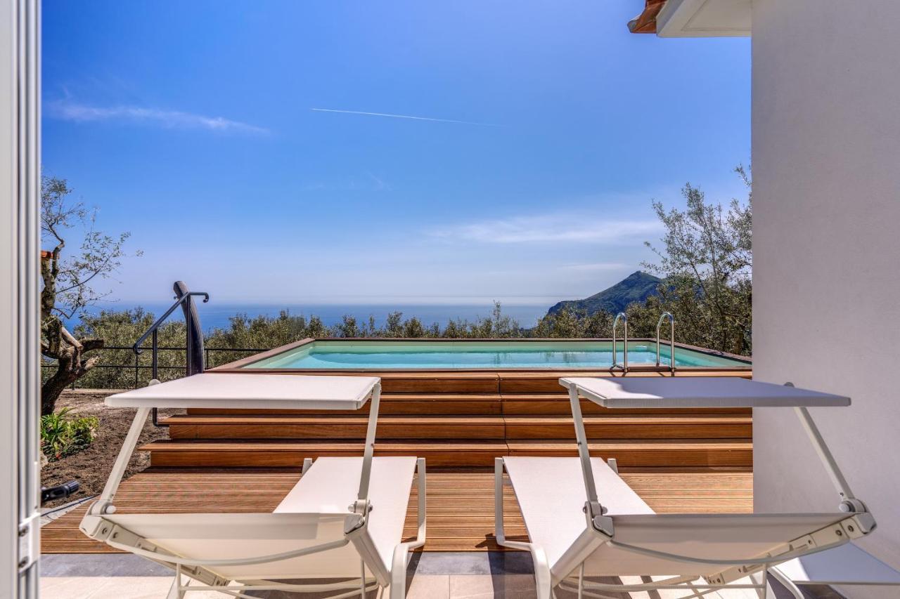 Villa Rusinella Minimalist Retreat With Sea Views Massa Lubrense Kültér fotó